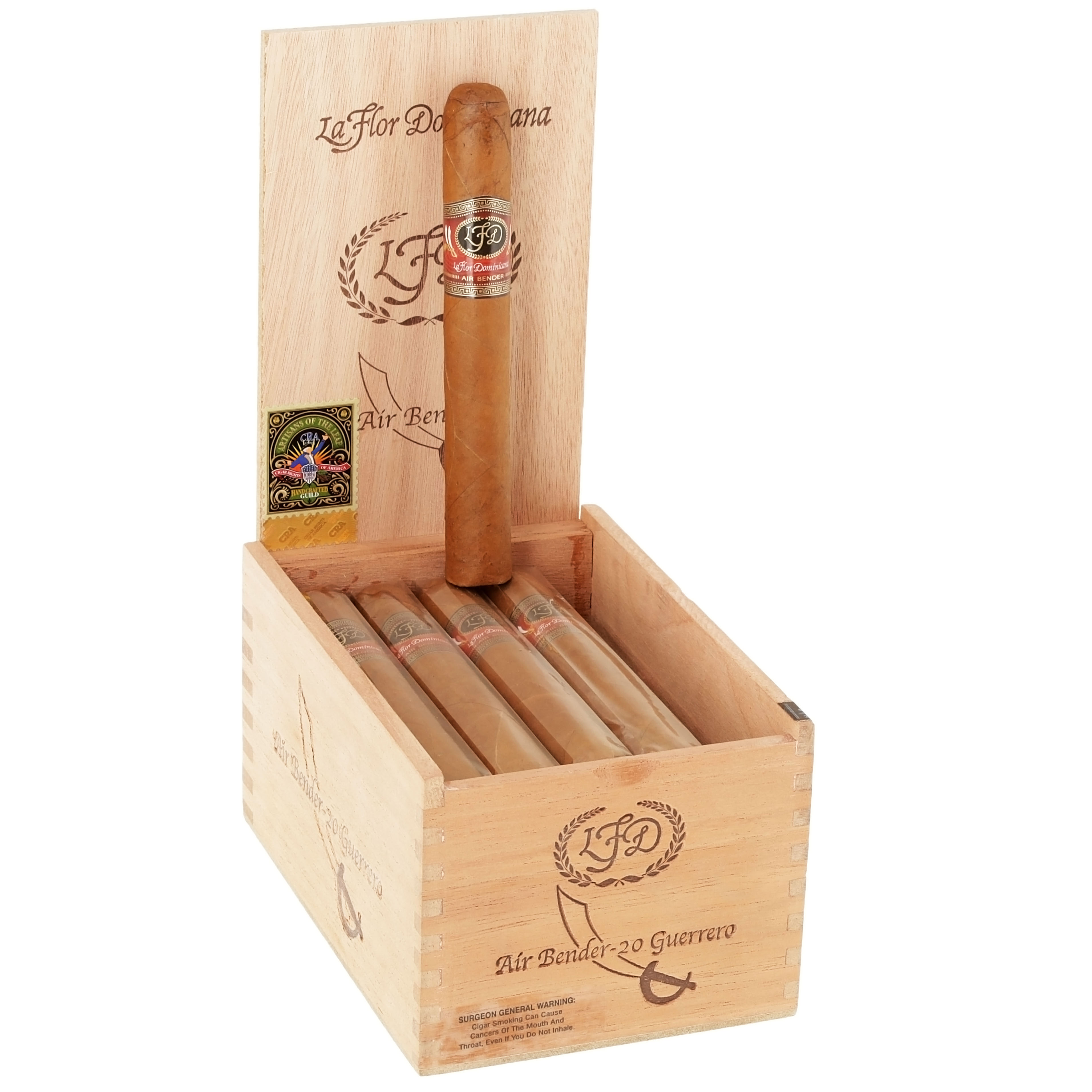 La Flor Dominicana Air Bender Guerrero 6"1/4 * 54